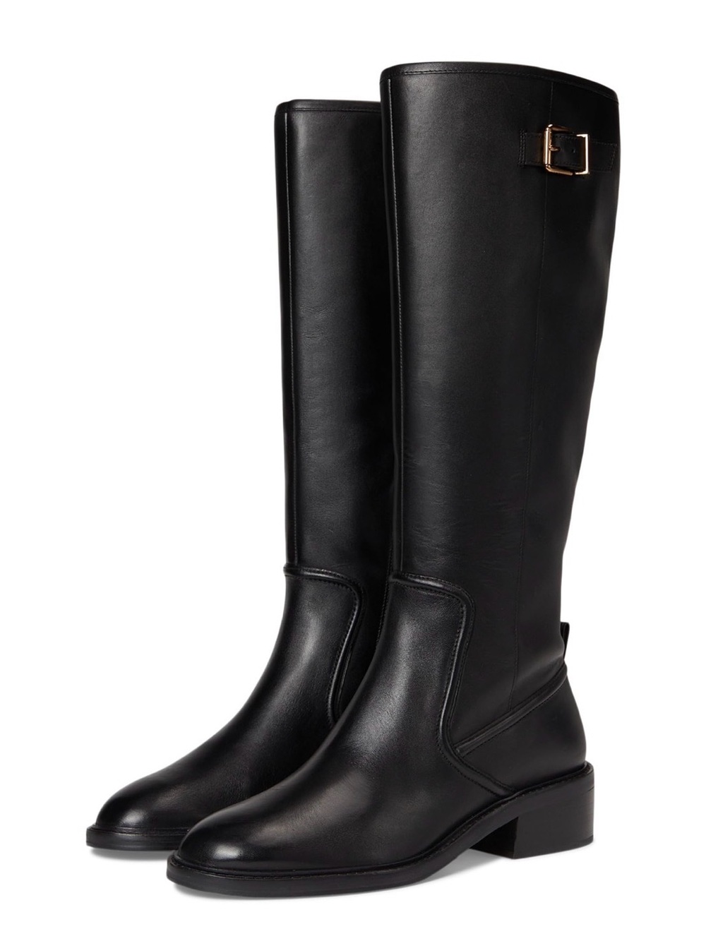 Cole Haan Silvana Tall Buckle Boot - Black (5.5)